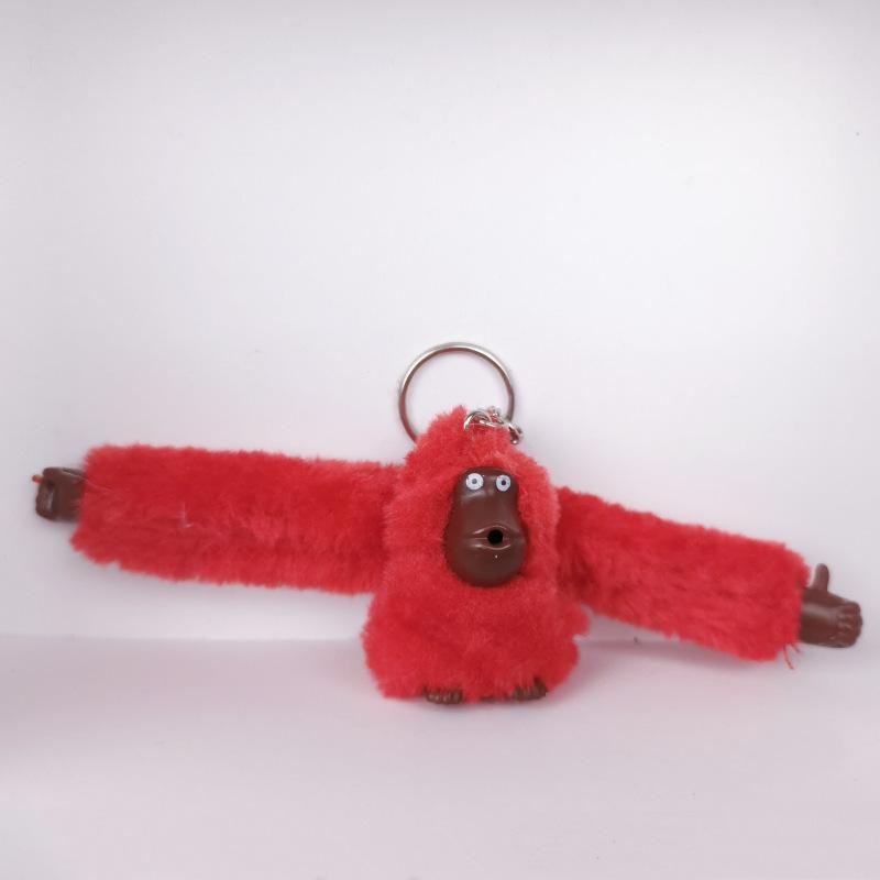Cute Long-Tailed Monkey Key Chain Cartoon Cute Monkey Keychain Plush Toy Doll Bag Accessories Gift For Children
