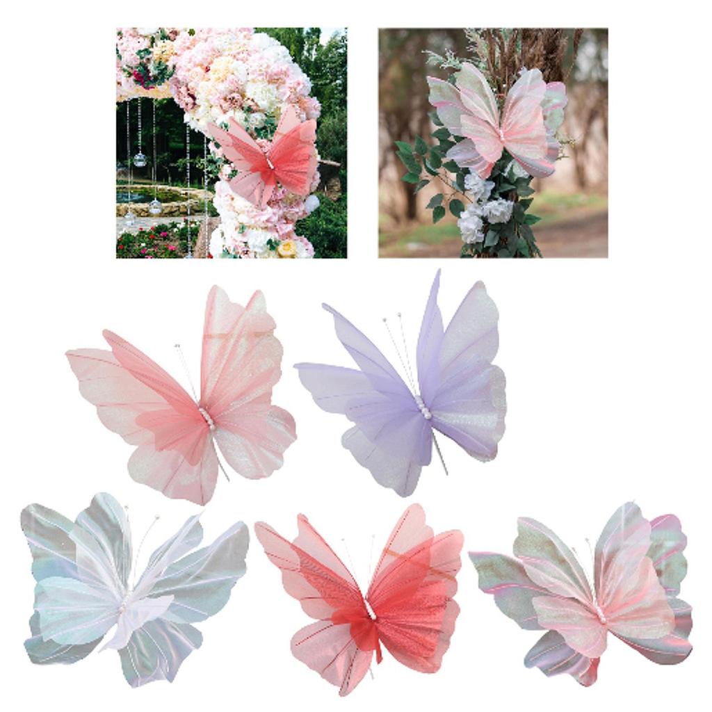Artificial Butterfly Decoration Gift Crafts Party Beautiful Unique Creative Marriage Decor DIY Props for Wedding Indoor Birthday