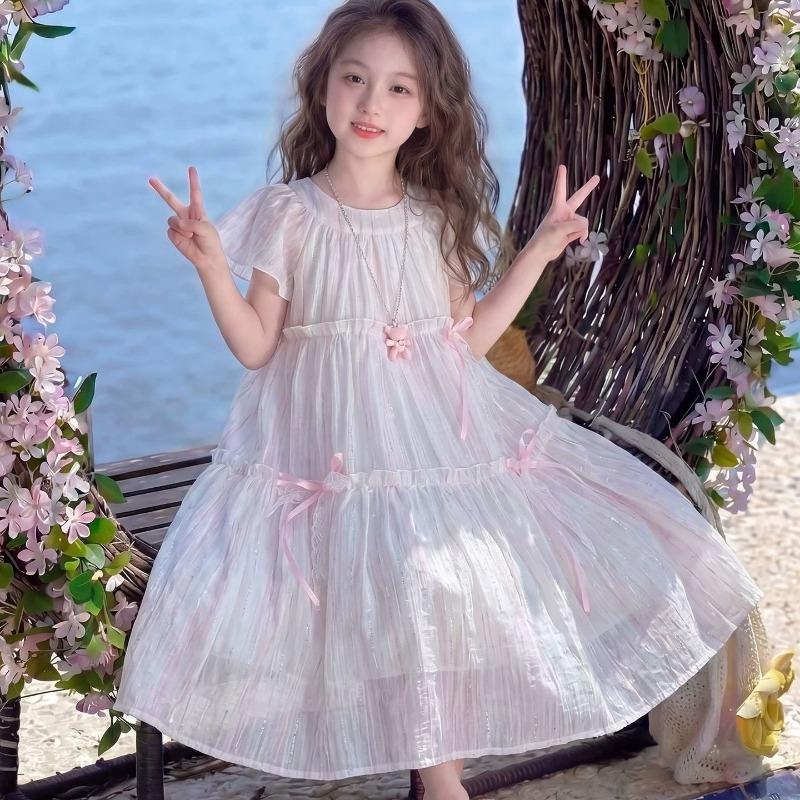 Girls' Fashionable and Sweet Dress - Summer Children's Princess Dress