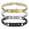 Customizable Titanium Steel Graduation Bracelet with Doctor's Hat Design