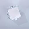 1PC - Multiple-Use Jewelry Packaging Box for Necklace, Bracelet, and Ring in White