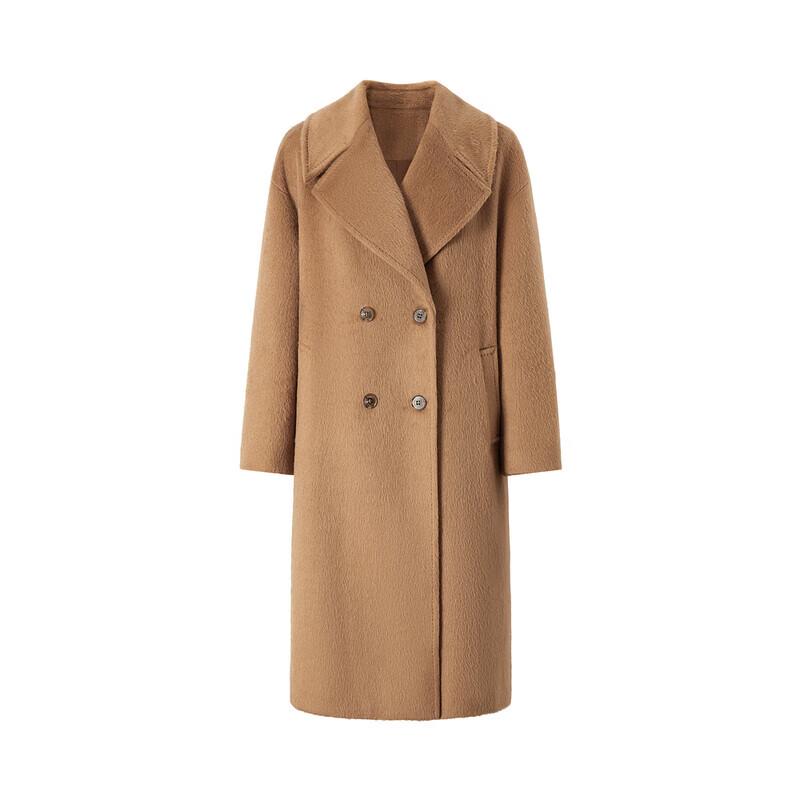 Juzui Annaco Women's Long Wool Double-Breasted Winter Coat