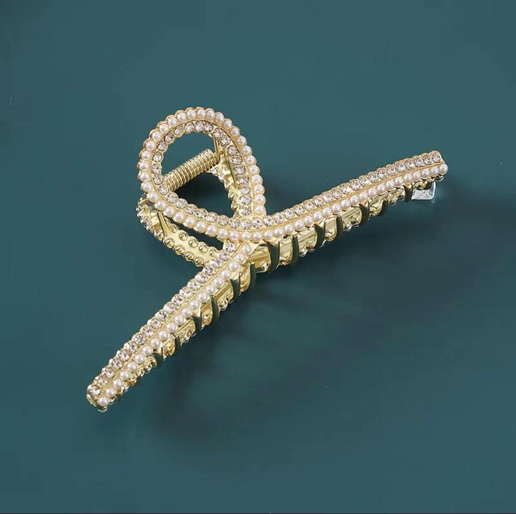 High-End Large Metal Claw Hair Clip for Women - Elegant Updo Accessory