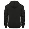 Herren-Farbiger Kapuzenpullover mit halbem Reißverschluss und Ärmeltasche
