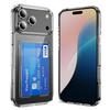 Card Slot Wallet Holder Transparent Phone Case For For Iphone 17 Air 16 E 15 14 Plus 13 12 11 Pro Max Hard Acrylic Shockproof Cover