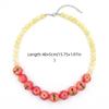 3D Fruit 3D Fruit Necklace Colorful Fruit Beaded Chain Necklace Handmade Necklace  Party Use