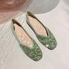 Fashion Diamond Flat Shoes for Women Spring and Summer Plus Size Square Toe Women's Shoes Plus Size 42 43 Zapatillas Mujer