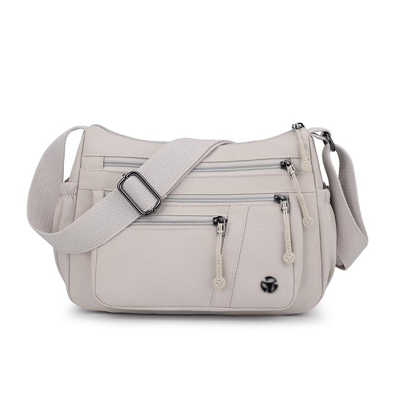 Dámská malá čtvercová taška velkokapacitní taška přes rameno taška pro matku středního věku cestovní nylonová crossbody taška