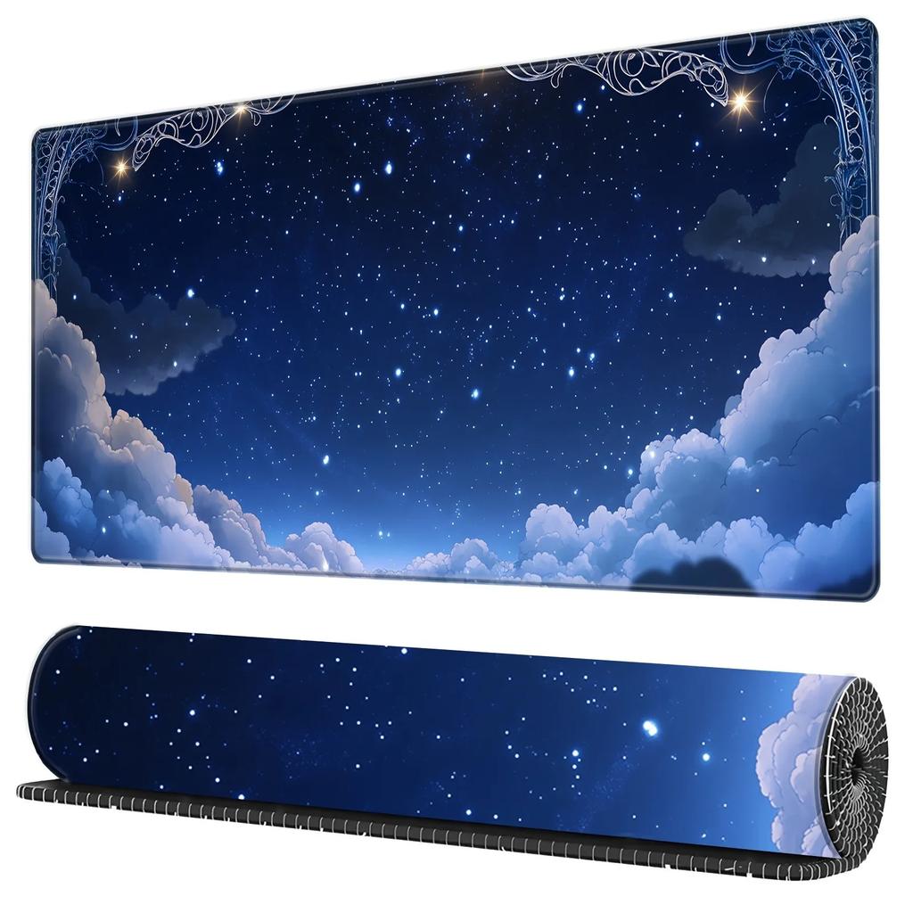 Moon Star Sky Mouse Pad Large Computer Office Game Table Mats New Xxl Rubber AntiSlip Gaming Keyboard Mousepads Long Desk Pads