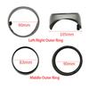 For Mercedes W205 W253 Car AC Vent Grille Air Conditioning Outer Ring Outer Frame Cover For Benz C GLC Class C180 C200 GLC300