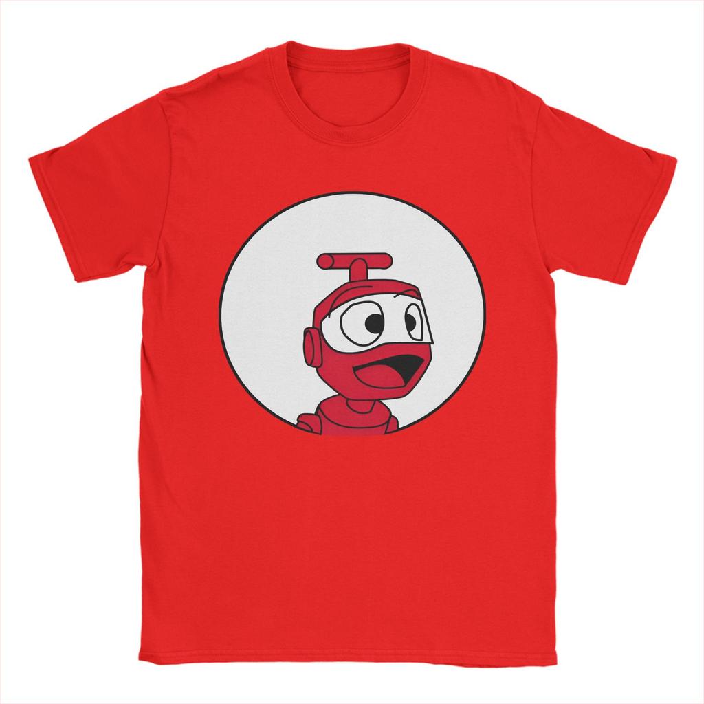 Nono The Little Robot 100 Cotton T Shirt For Men Summer  Vintage T-Shirts Round Neck Hip Hop Tee Shirt Oversize Design Clothing