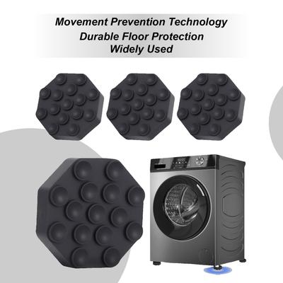 Washing Machine Vibration Pads Washer & Dryer Pedestal Pads 4 Piece Shock Support Foot Pedestals Anti-Slip For Protect Floors