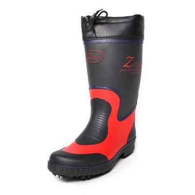 Co-cos nobuoka Herren Ziploa Stiefel mit Spikes und Stiften, Grau, Größen S/M/L (LL, 26,5-27,0 cm)