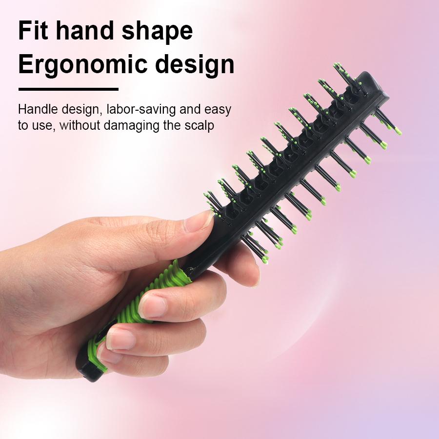 Peigne de Massage Double Face Pro Salon Anti-nœuds Brosses Coiffure Démêlant Dents Larges Anti-chute Peignes Brosse de Coiffage