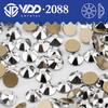 VDD SS16-SS30 High Quality  2088 Rhinestones Crystal Flatback 8 Big 8 Small 16cut Stones for DIY Crafts Nail Art Decoration