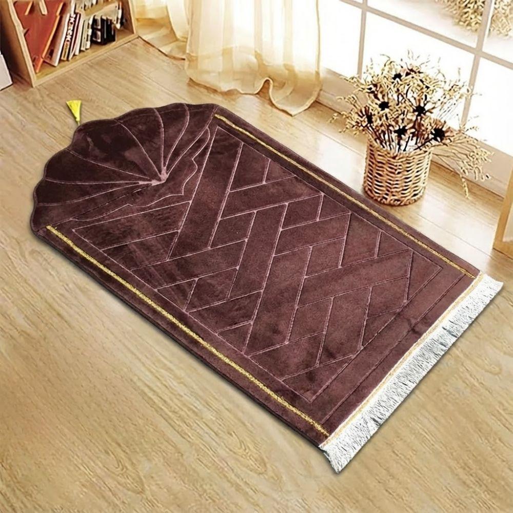 Flannel Prayer Mat Soft Home Carpets High Quality Prayer Carpet Rug  For Multiple Scenes