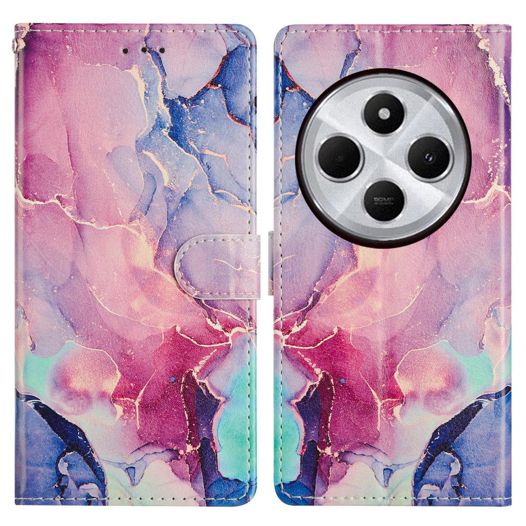 Leather Case For Xiaomi Redmi 14C 4G/Redmi A3 Pro 4G/Poco C75 4G Pattern Printing Wallet Stand Flip Phone Cover