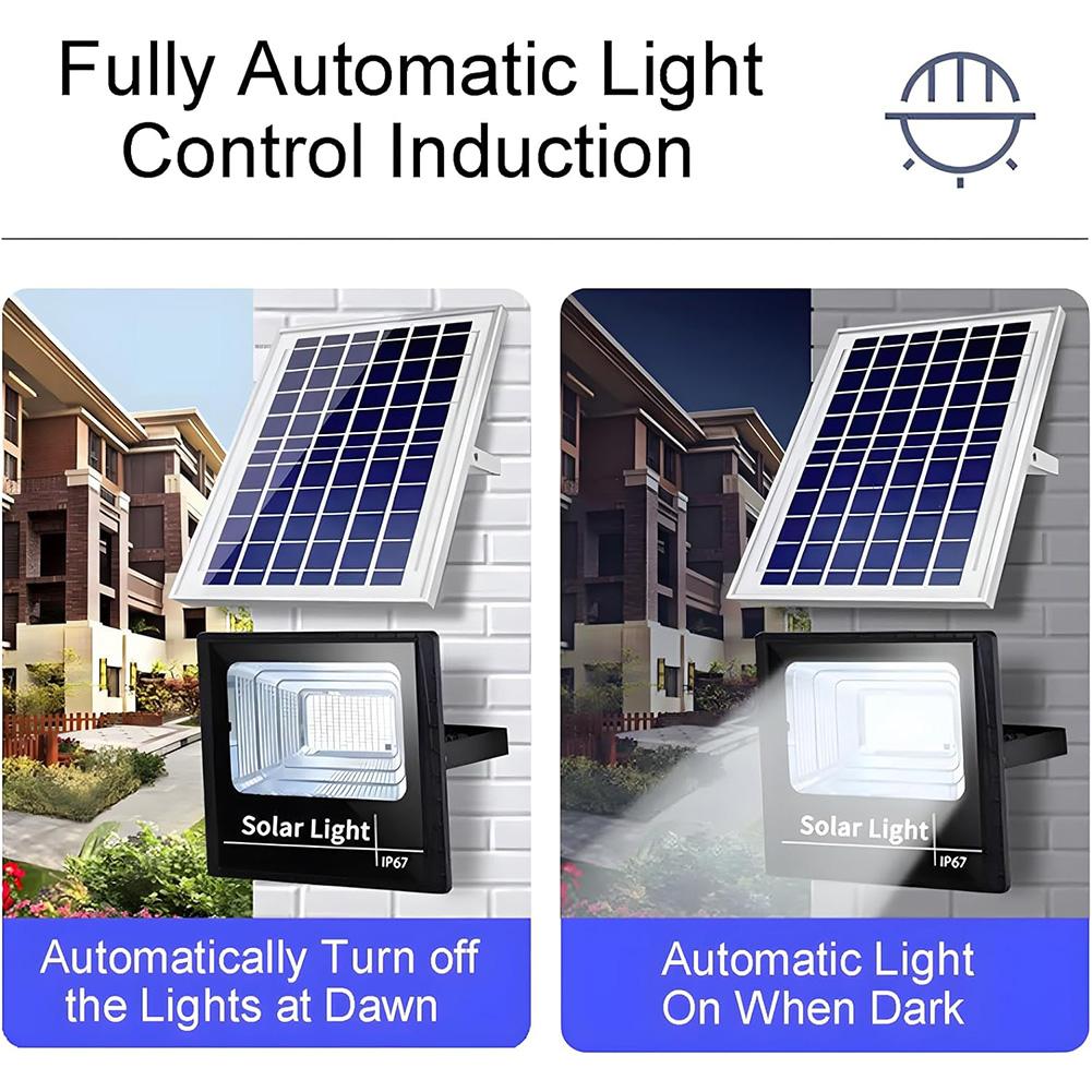 Solar Flood Lights 25w 100w 30w 200w LED Solar Powered Spotlight Outdoor Waterproof Reflector Solar with Remote Control IP67