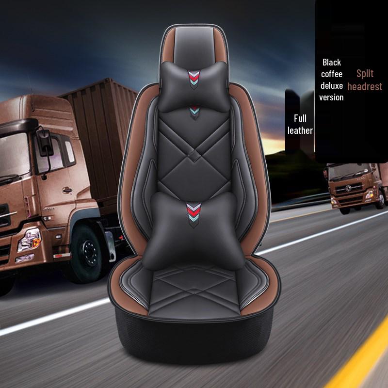 Delong M3000 All-Season Leather Seat Cover for Truck (Main Driver)