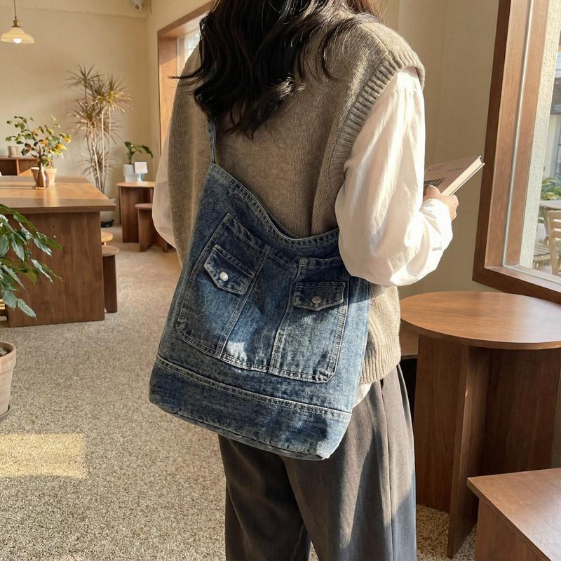 Denim Bag Shoulder Bag Women Tote Bag Crossbody Bag