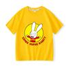 T-shirts Simon Super Lapin T-shirt Drôle pour Enfants Garçons Printemps Été Coton Garçons Filles Enfants d'Âge Préscolaire Hauts Vêtements de Dessin Animé