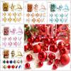 30pcs/set Decorative Christmas Glow Ball Decoration Hanging Christmas Tree Ball Pendant  Holiday