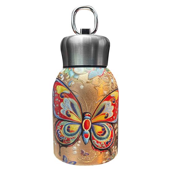 Prenosná termická fľaša na vodu Mini termický pohár 300 ml Izolovaný tumbler na horúce studené nápoje Nepriepustný cestovný hrnček na kávu Darček pre milencov rodičov