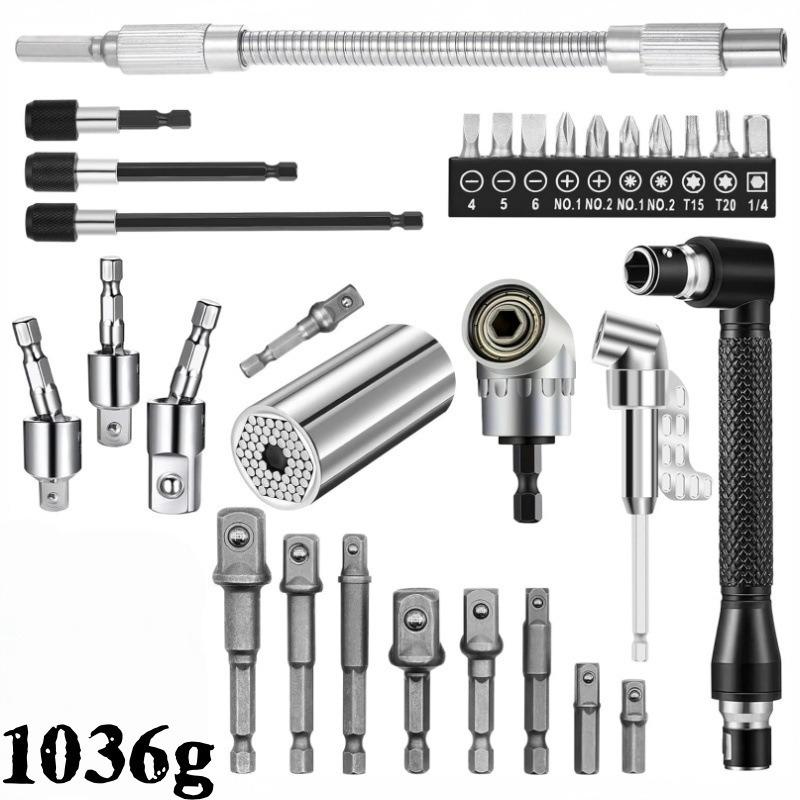 GeiBei 105° Bend Screwdriver Direction Changer with Hex Shank for Electric Drills