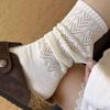 Breathable Mesh Socks Solid Color Hollow Out Socks High Quality Knitted Socks