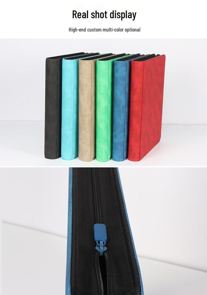 252-Card Large Capacity Hard Album: 9-Pocket Toploader Transparent Pokemon Card Storage.