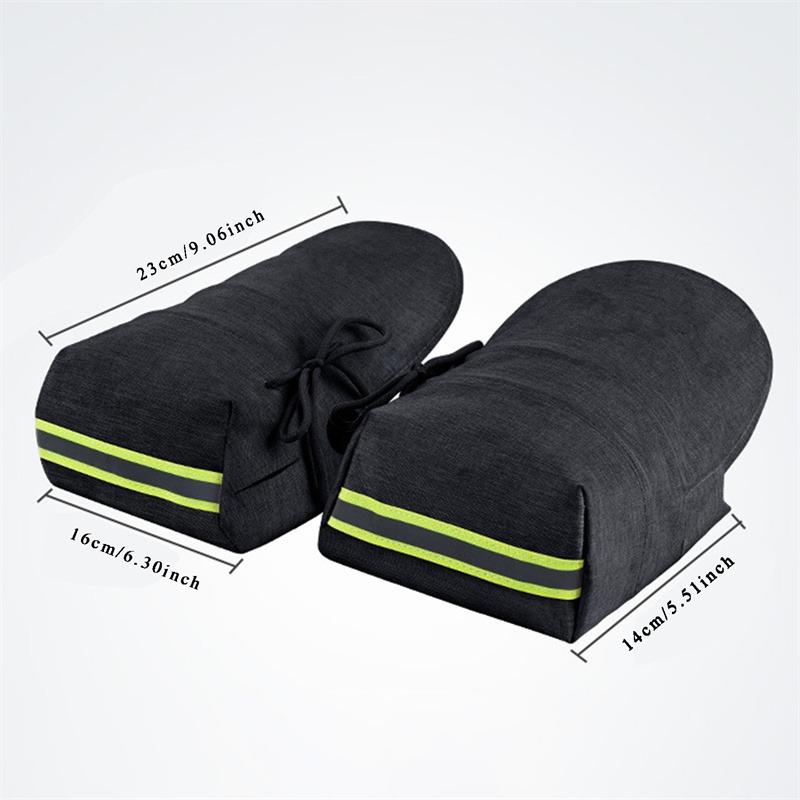 Motorcycle Handlebar Muffs Summer 3D Oxford Waterproof Sun Protection Gloves With Reflective Strip Design Motorcycle Gloves