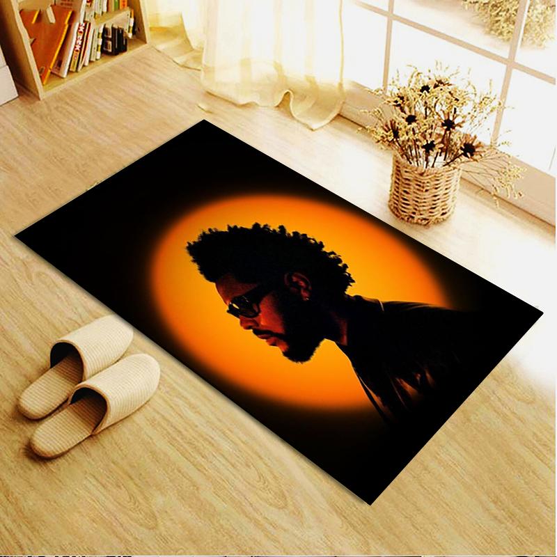 The Weeknd Teppich für Wohnzimmer Schlafzimmer Zuhause Sofadekoration, Kinder Spiel rutschfeste Bodenmatte