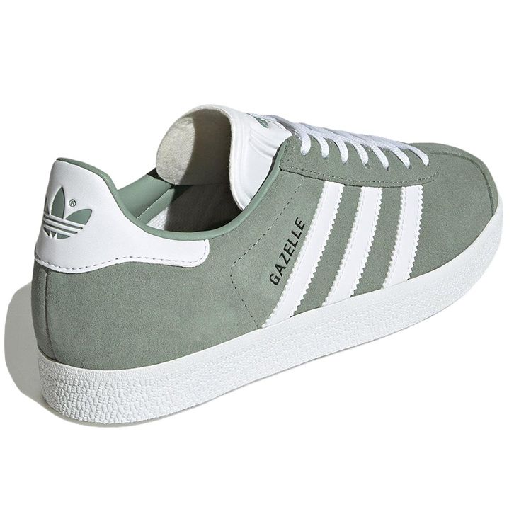 Adidas Gazelle Silver Green Men Sneakers Cloud-White Core-Black IG5790