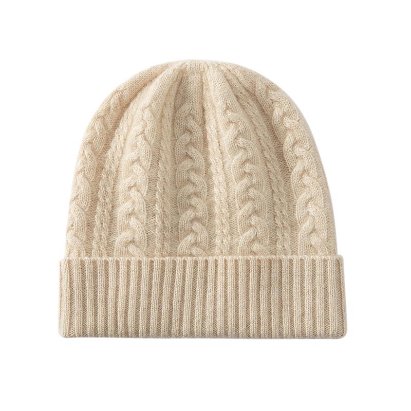 Children's Cashmere Candy-Color Thick Knit Earflap Beanie