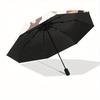 1pc Cat Butt Pattern Automatic Open/Close Umbrella, Umbrella with cartoon Design, Portable Compact Umbrella for Men & Women, Good Holiday Gi