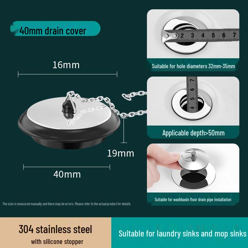 Zátka dřezu na zeleninu a kuchyňského dřezu - Zátka na vodu a těsnicí kryt s filtrem do dřezu