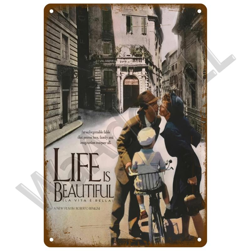 Retro Tin Sign Aesthetic Living Room Metal Wall Decor Decoration Cinema Vintage Metal Sign Movie Industrial Deco Films Poster