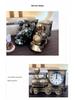 Vintage Locomotive Alarm Clock - Wake-Up & Back-to-School Gift for Students