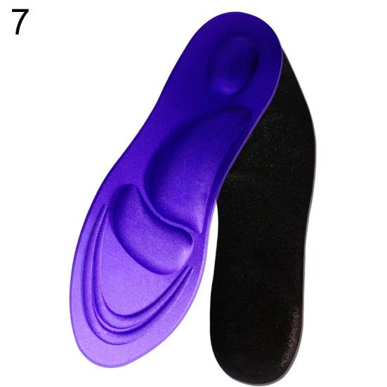 Women's Fashion Adult 4D Massage Embossed Sponge Insole Sweat-absorbent Breathable Insole Pad