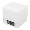 2 in 1 LED Cube Night Light with Clock 3 Color Temperature Dimmable Rechargeable Digital Night