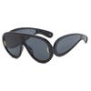 Big Frame One-Piece Sunglasses Sunglasses Futuristic Punk Hip Hop Outdoor Sunglasses