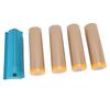 4 Rolls Pre Taped Masking Paper with Dispenser 18 Inch 80 Feet Paint Adhesive Protective Paper Roll