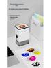 Stackable Four-Color Stamp with Automatic Pop-Up Lid, Clear Imprint, Customizable Patterns - Upgraded Design.