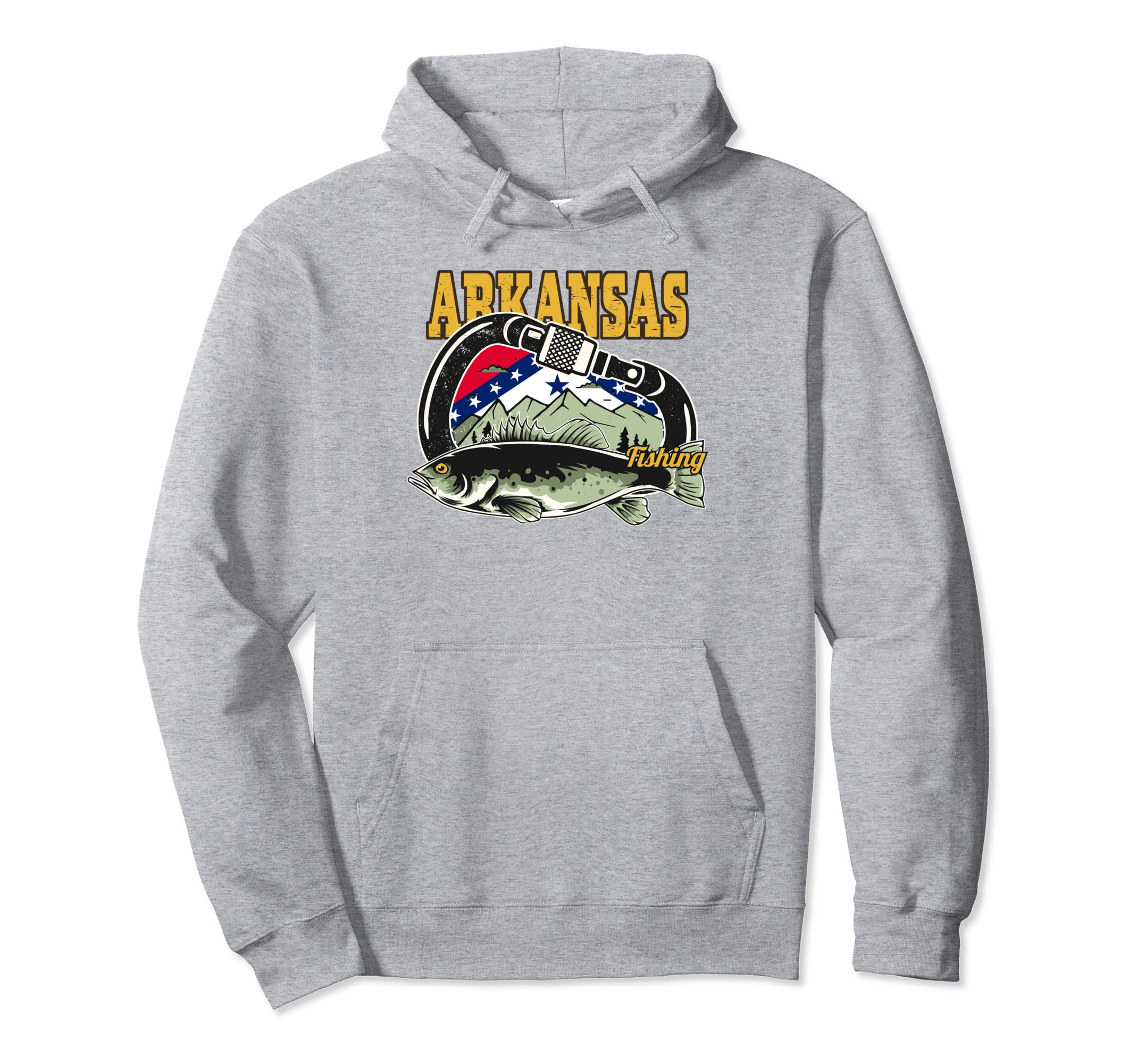Retro Carabiner Arkansas Fishing Parka