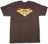 Kid Rock T-shirt Licensed American Bas Ass Eagle Tee Men's MEDIUM Brown New