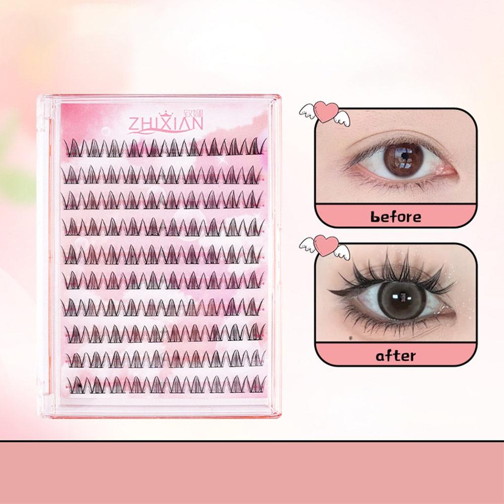 Anime Cosplay Segmentierte Falsche Wimpern Mit Jelly Klebestreifen Falsche Wimpern Manga Wimpern Wome