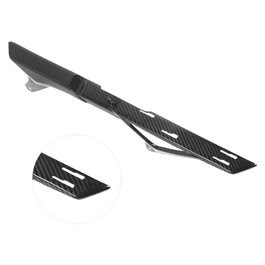 Motorcycle Chain Guard Real 3K Carbon Fiber Long Modification Replacement for MT‑09 2017‑2018