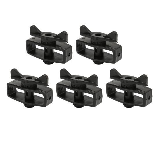 50Pcs Electric Fence  Tightener Portable Garden Electronic Fence Alloy  Tensioner Black 