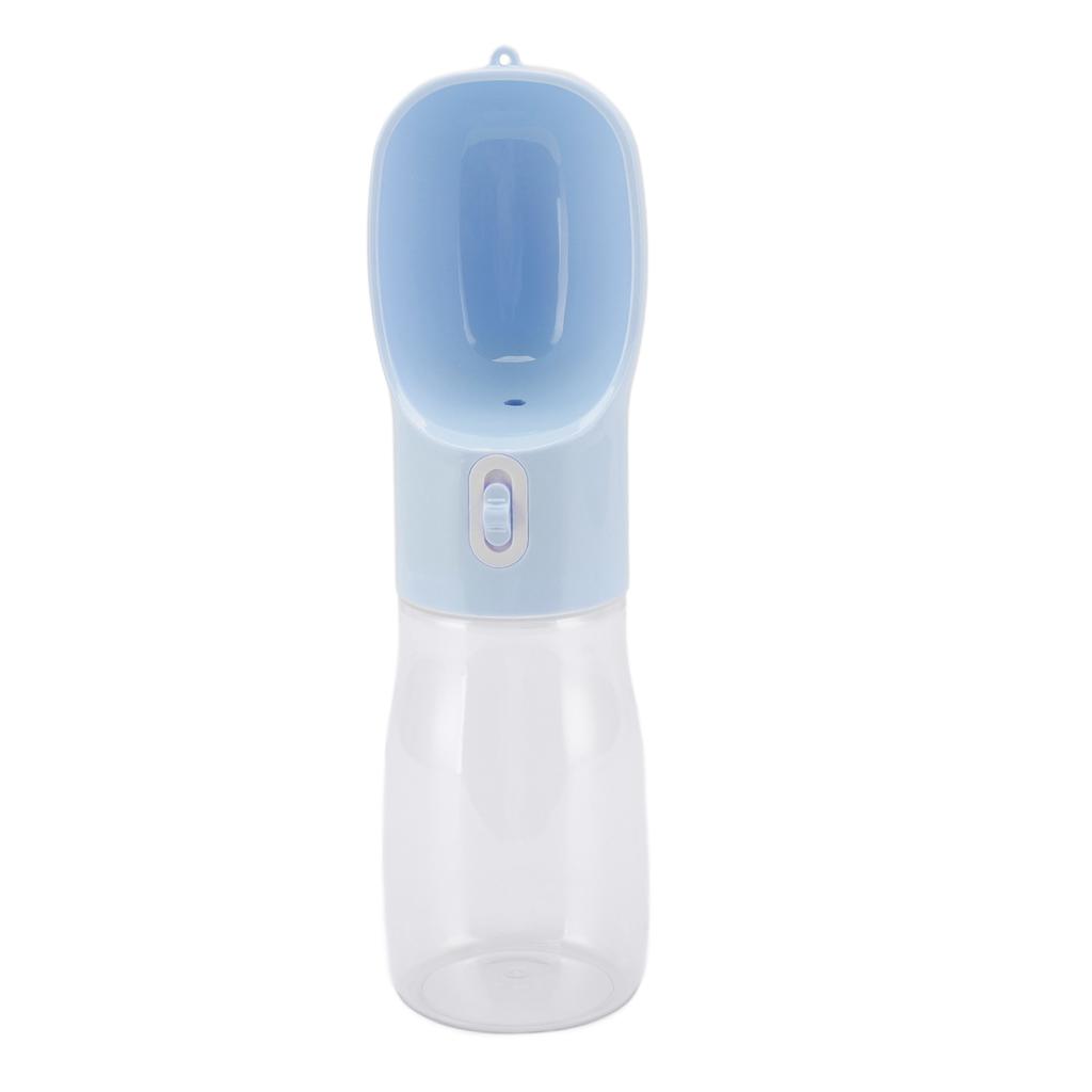 400ml Dog Water Bottle Food Grade Lkproof Water Saving Portable Dog Water Bowl Dispenser with Lanyard for Outdoor