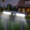 Clip On Solar Lights Outdoor Waterproof Garden Fence Street Lights Motion Sensor Portable Solar Powered Security Wall Light